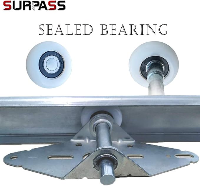 Surpass Garage Door Hardware Kit Roller/Hinge/Top Bracket/Wire Rope - Image 5