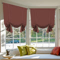 H.VERSAILTEX Blackout Tie Up Curtain 2 Panels Thermal Insulated Window Shade by HVERSAILTEX