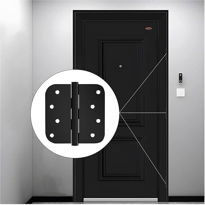 Bartuda Ball Bearing Door Hinges, Non-Removable Pin, 4x4 Inch Heavy Duty Quiet - Image 8