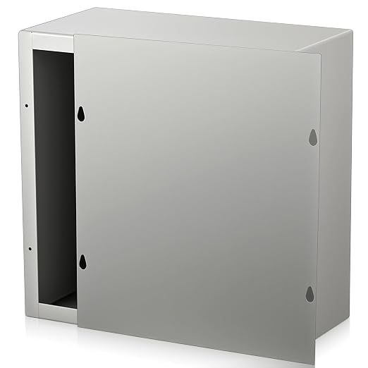 12" x 12" x 6" Screw Cover Wall Mount Pull Box, Steel Electrical Enclosure by Otoolling