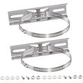 smseace Pole Mounting Kits, 304 Stainless Steel 200x50mm Brackets by smseace