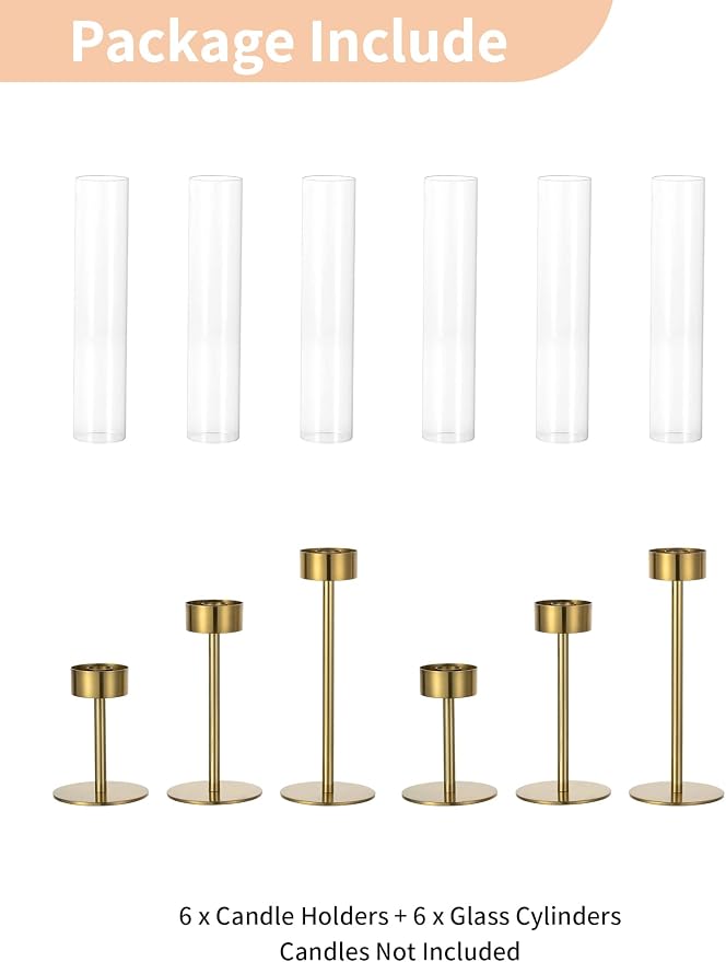 NUPTIO Hurricane Candle Holder for Centerpiece - Image 6