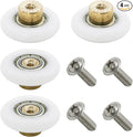 4 Pcs 27mm Shower Sliding Door Roller Replacement Wheels | Shower Door Rollers by Unknown