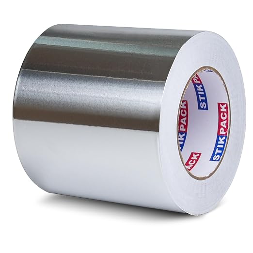 Aluminum Foil Tape 6 inch x 165ft Heavy Duty HVAC Duct Tape by Unknown