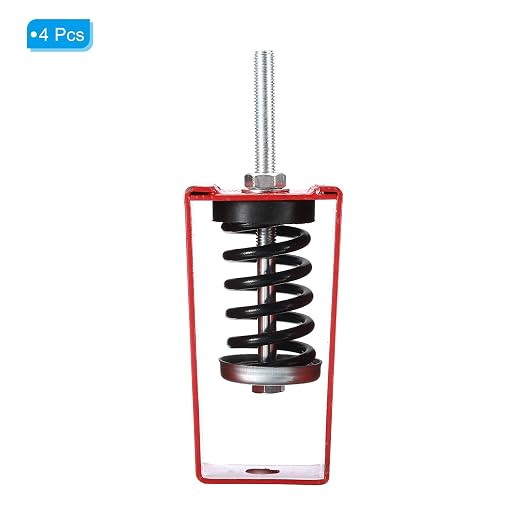 PATIKIL 165lbs Capacity Spring Vibration Isolator, 4 Pack Shock Absorber - Image 3