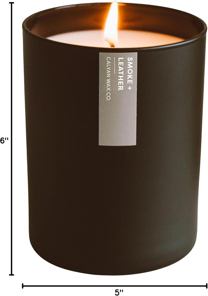 Smoke & Leather Scented Candle - Image 10