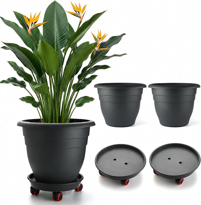 RooTrimmer 3 Pack 20 Inch Large Plant Pots by RooTrimmer