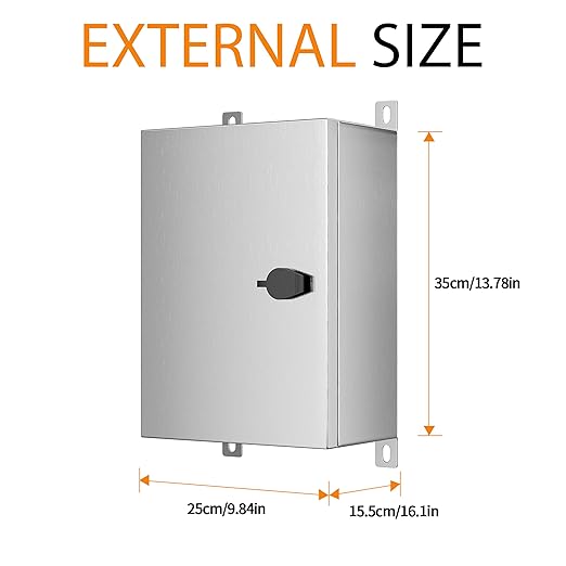 Stainless Steel Enclosure, IP65 Waterproof Electrical Box - Image 5