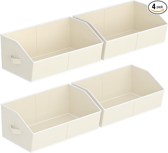 Storage Bins for Shelves by Homsorout