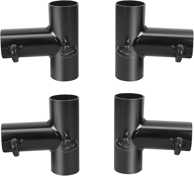 Aoneky 2'' Small T Shaped Corner Slider Canopy Fitting Couplers Kit, Fits 1.5" by Aoneky