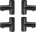 Aoneky 2'' Small T Shaped Corner Slider Canopy Fitting Couplers Kit, Fits 1.5" by Aoneky