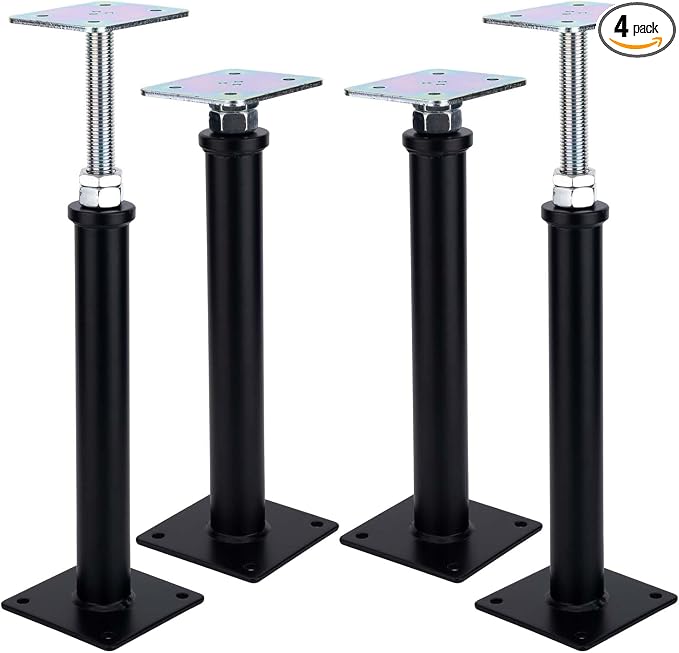 4-Pack Adjustment Floor Jack Post Floor Jack Lift Supports 12.5-16.5 Inch by YMSZGBZG