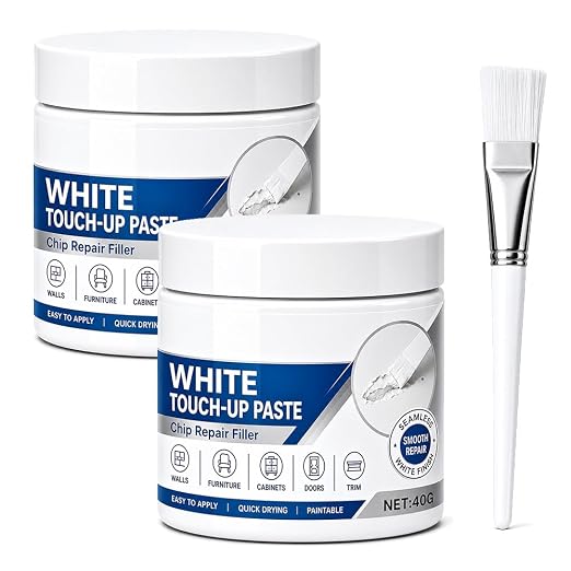 White Furniture Touch-Up Paste by Bruffe