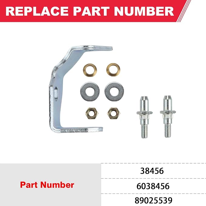 38456 Front LH Driver Side Door Hinge Pin and Bushing Kit - Image 2