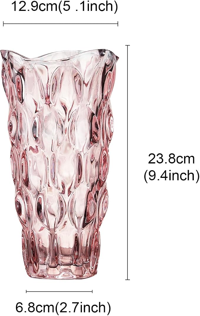 CEMABT Glass Vases for Flowers, Unbreakable 3.4 lb Morden Vases for Tables - Image 5