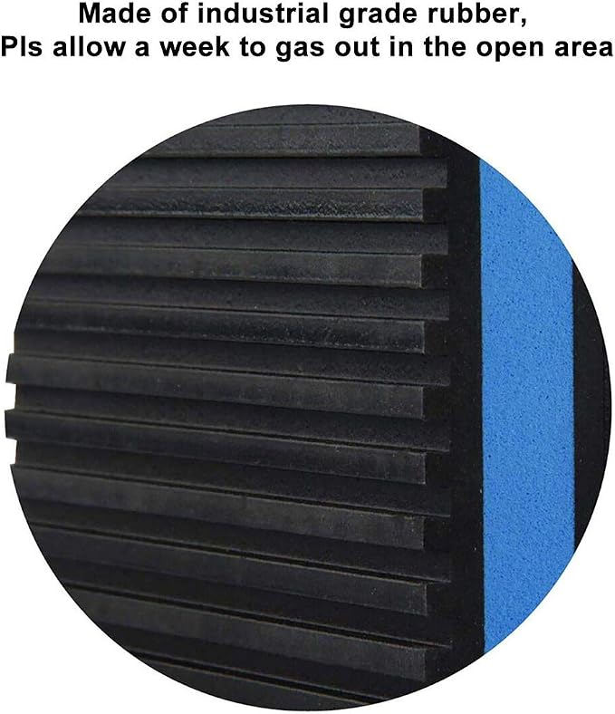 Rubber Anti-Vibration Isolator Pads, Heavy Duty Blue EVA Pad - Image 3
