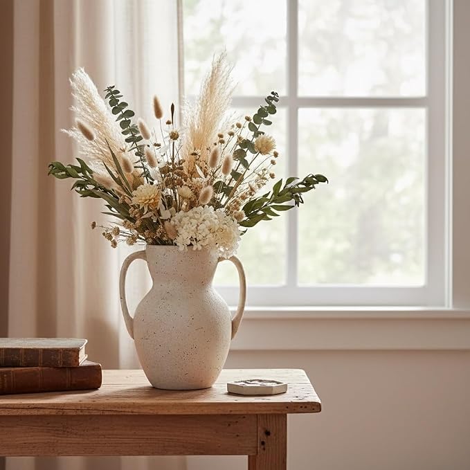 Emotionally Grounded Vase, Vaseking Large Ceramic Rustic Vase - Image 8