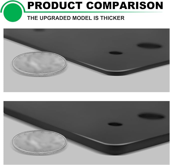 2pcs 24x13.5 Gable Plate Pergola Truss Roof Plate Connector Black | Heavy Duty - Image 3