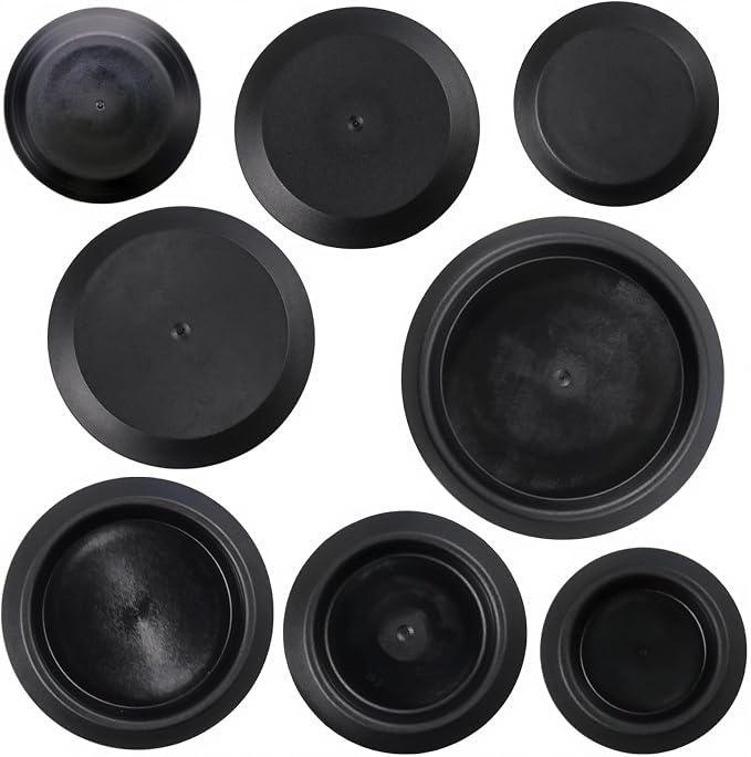 Woodzdon 80pcs Depressed Center & Flush Mount Black Hole Plug Assortment by Woodzdon
