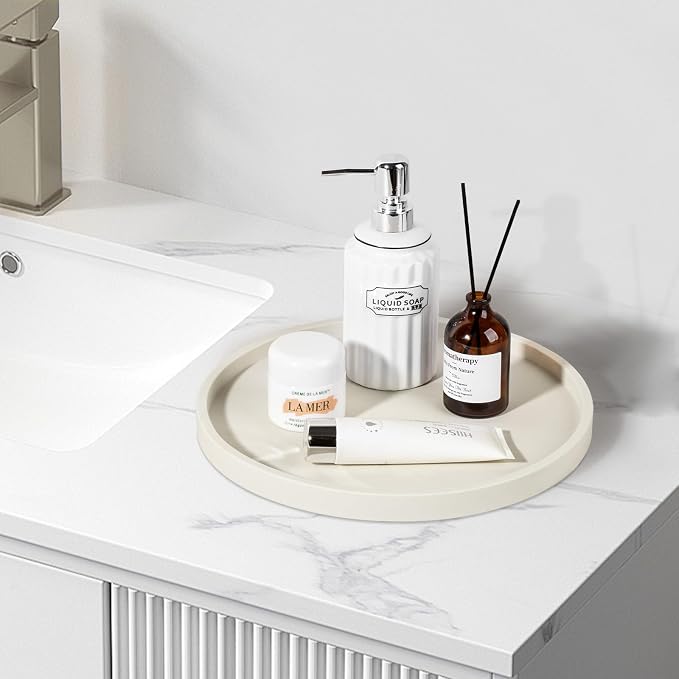Silicone Bathroom Tray Coffee Table Decor Perfume Organizer, Waterproof - Image 2