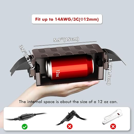 IP55 Small Outdoor Electrical Box Waterproof, - Image 2