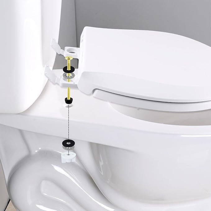 Universal 3 Inches Toilet Seat Screws 2PCS Solid Brass Toilet Seat Bolts - Image 7