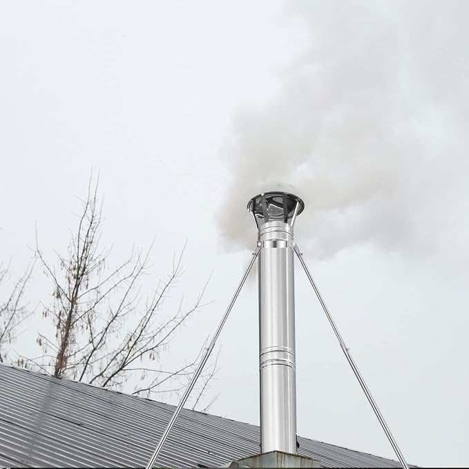 6" Extended Roof Bracket Kit, Adjustable Chimney Support - Image 7