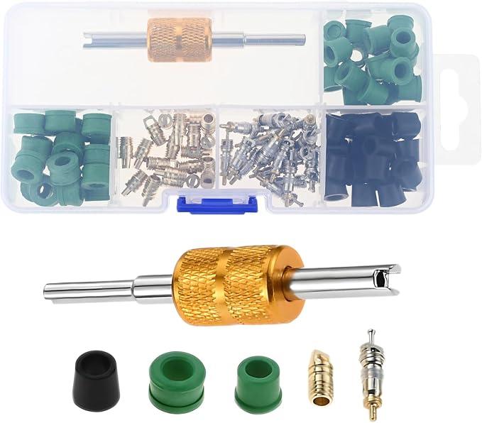 101Pcs HVAC Hose Gasket Air Conditioning O Ring Repair Tool Kit | A/C System by Gohantee