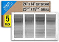 Fits 24x14 Duct Opening | Steel Return Air Grille by Handua | Vent Cover Grill by Handua