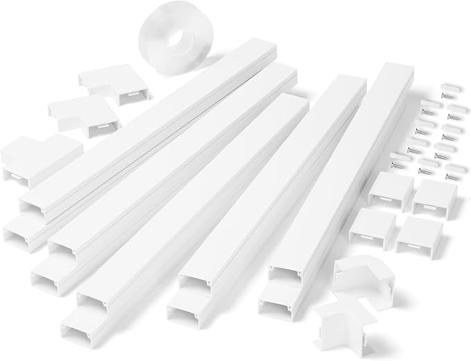 142in Wall Cable Hider Kit, YCLYC Cord Hider Wall Cord Cover by YCLYC