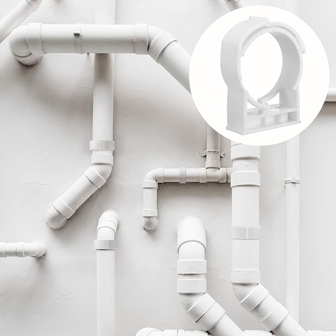 10 Pcs 101-115 HSPP White Modified Reinforced PP Pipe Hanger - Image 6