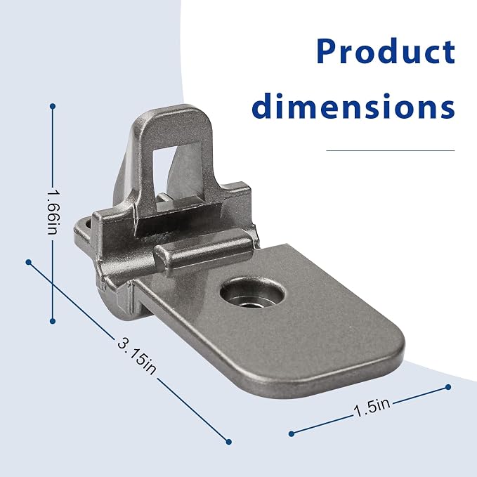 MEF62782201 Dryer Door Hinge Compatible - Image 2