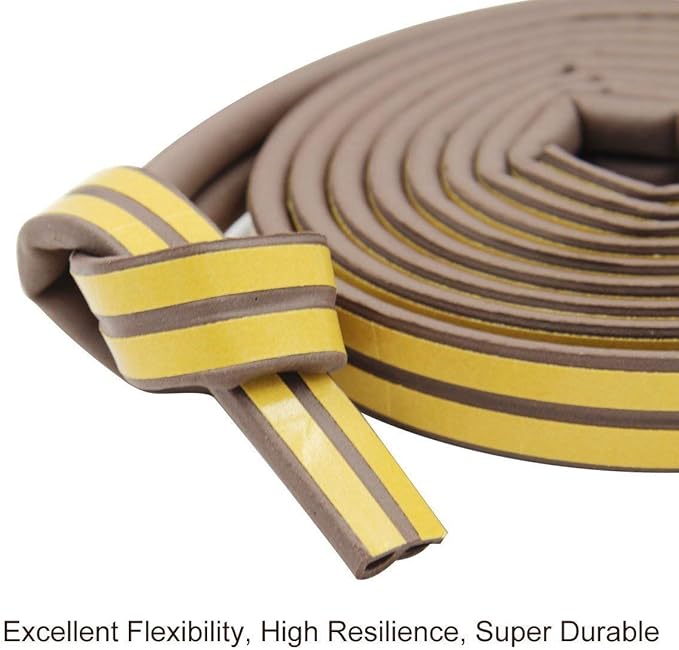 CloudBuyer Door & Window Weather Stripping, Soundproof Insulation Seal Strip - Image 2