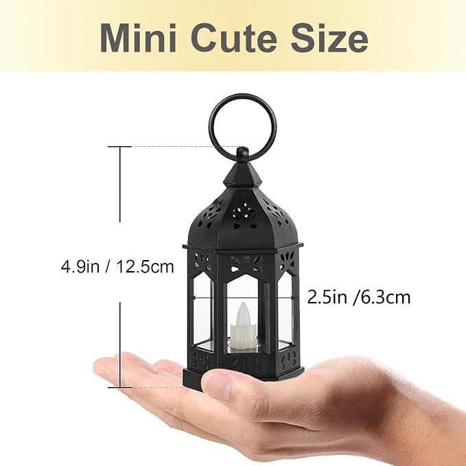 Hewory 20PCS Black Mini Halloween Lanterns - Image 5