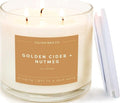 Calyan Wax Co. Golden Cider & Nutmeg 3 Wick Scented Candle by CalyanWaxCo