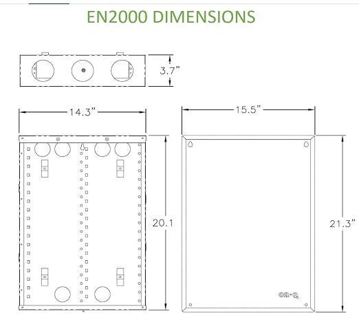 Legrand On-Q 20-Inch Structured Wiring Enclosure - Image 9