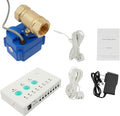 Water Leak Detector with Shutoff Valve, Sensors and Sounds Alarm, Automatic by SHOUMANUAL