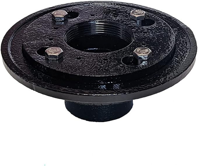 2 Inch Cast Iron Shower Drain Base by SereneDrains