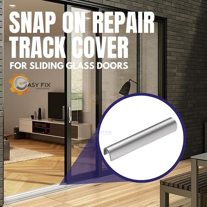 Easy Fix Hardware Snap On Repair Track Cover 1/4" - Image 4