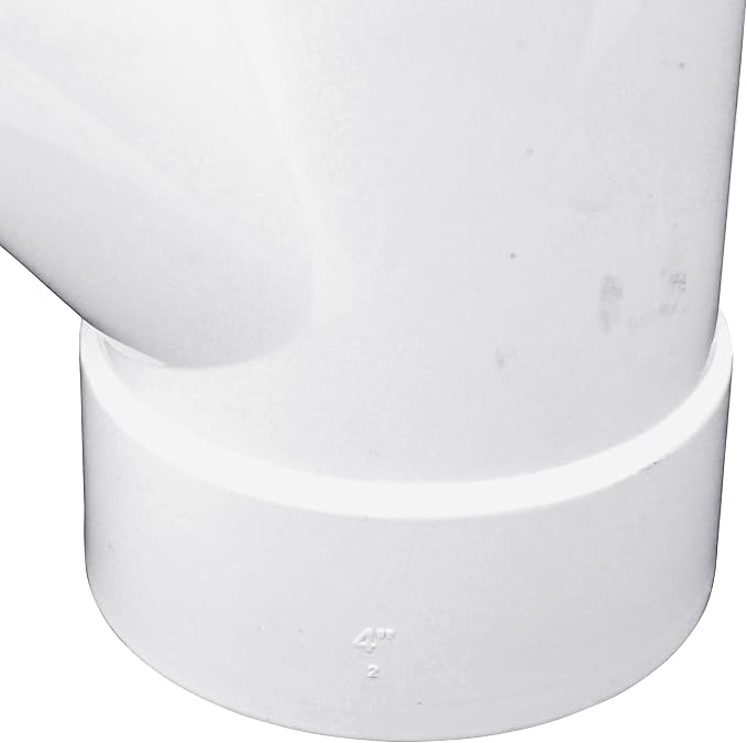 NDS 4P08 PVC S&D 45° Wye, for Hub X Hub X Hub Solvent-Weld Connections - Image 3