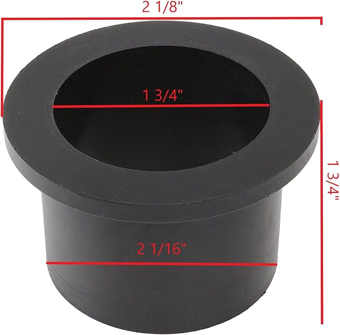 Shower Drain Gasket 2 Inch Rubber Gasket Fitting Seal Adapter - Image 2