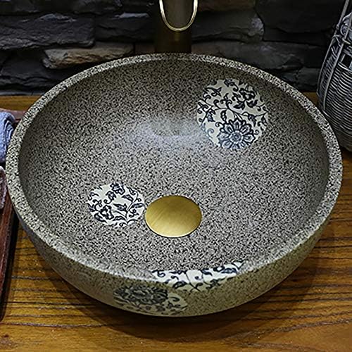 Bathroom Sink Drain Brushed Dark Gold Pop Up Drain Without Overflow, Brass - Image 2