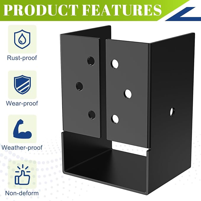 4"x6" Outdoor Concealed Mount Joist Hangers - Image 4