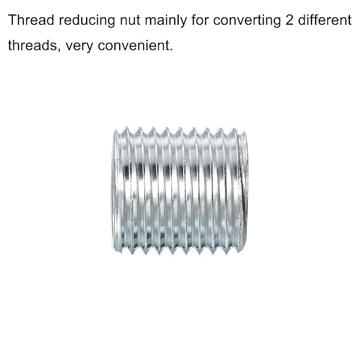 MECCANIXITY Thread Reducing Nuts Insert M10x1mm to M8x1mm 10mm Long - Image 5