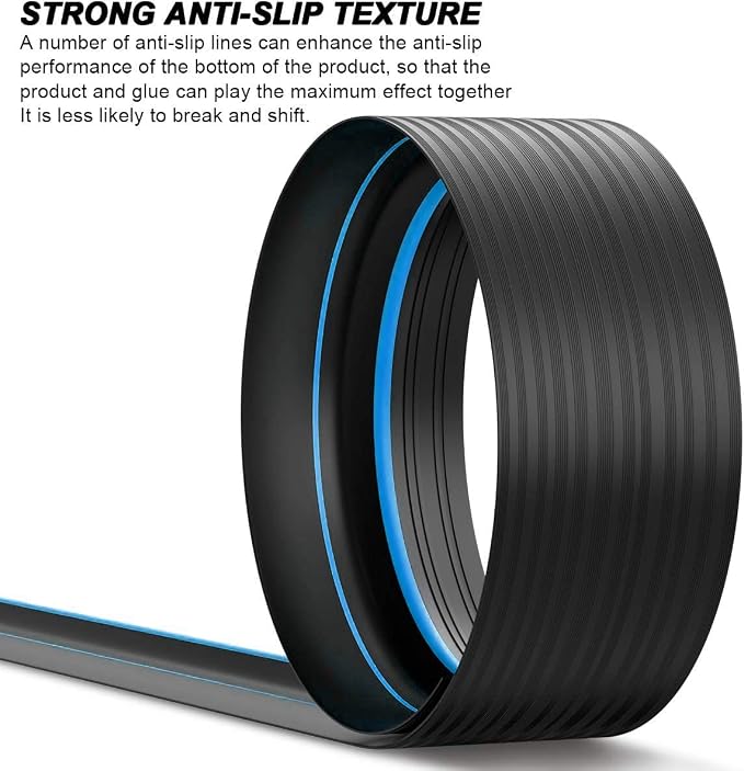 Jin&Bao 16FT Garage Door Threshold Seal Rubber Weather Strip 1 Adhesive | - Image 3