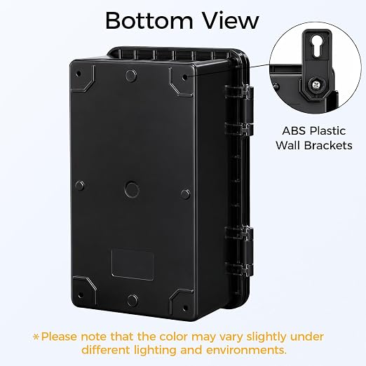 Junction Box IP67 Waterproof Electrical Box Outdoor ABS Plastic Hinged Shell - Image 5
