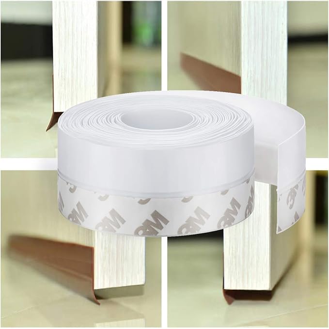 TAROSE Weather Stripping Door Seal, 16 Feet Long Transparent | Shower Door Seal - Image 9
