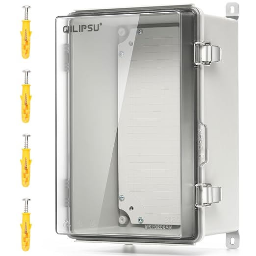 QILIPSU UL94-V0 Outdoor Electrical Box 11.8"x7.9"x6.7" Waterproof Junction Box by QILIPSU
