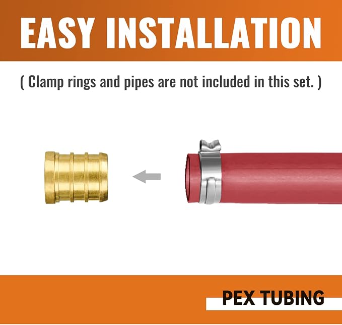 12-Pack 3/4 Inch PEX Plug End Cap Fittings | Brass - Image 4