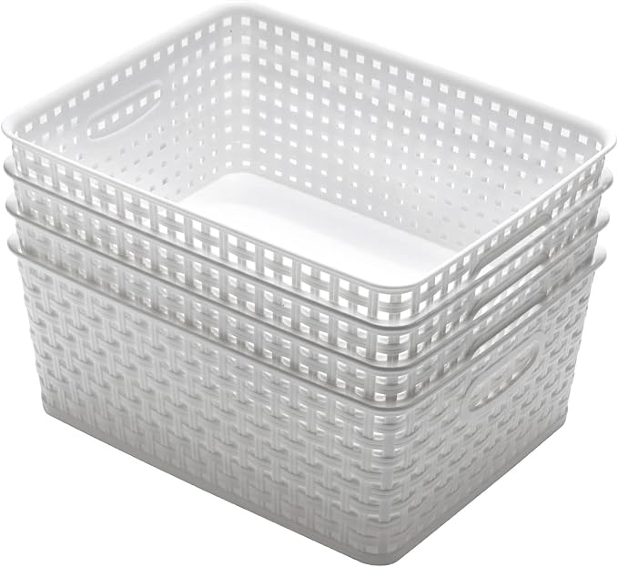 Eslite Plastic Storage Baskets for Organizing - Image 4